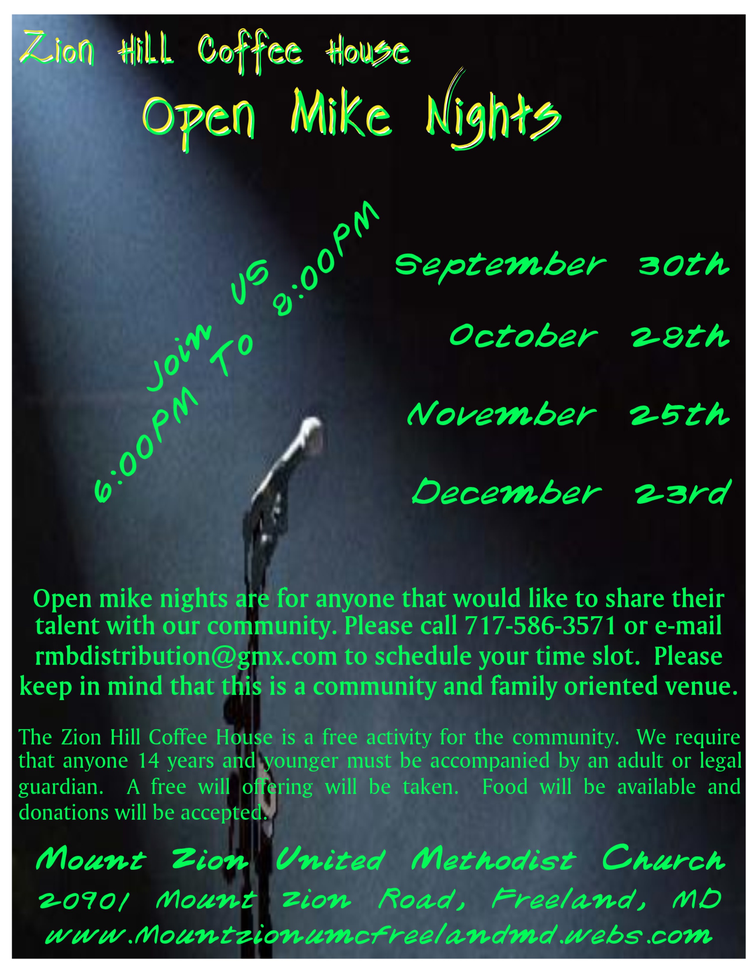 Open Mike Nights