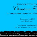 Christmas Eve Invite 2012