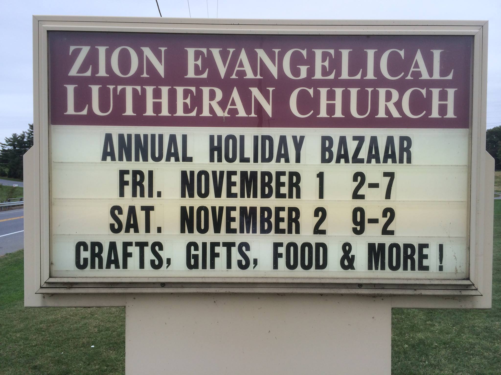 Zion’s Annual Holiday Bazaar