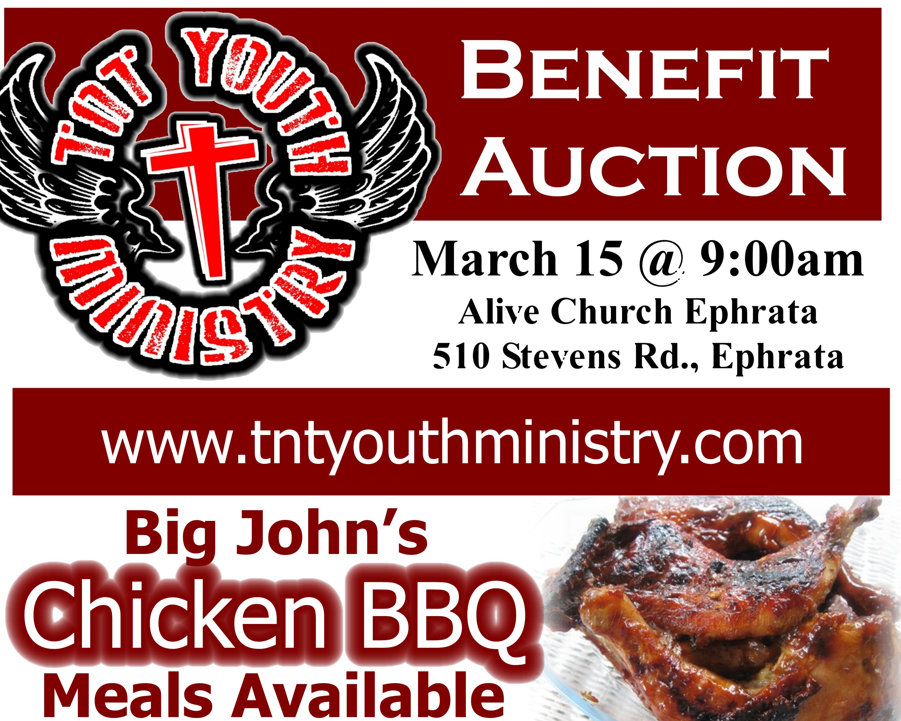TNT Youth Ministry Benefit Auction