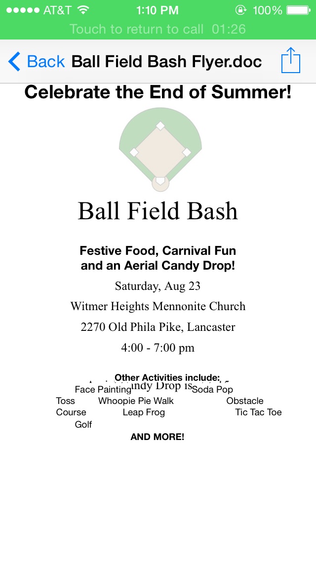 Ball Field Bash