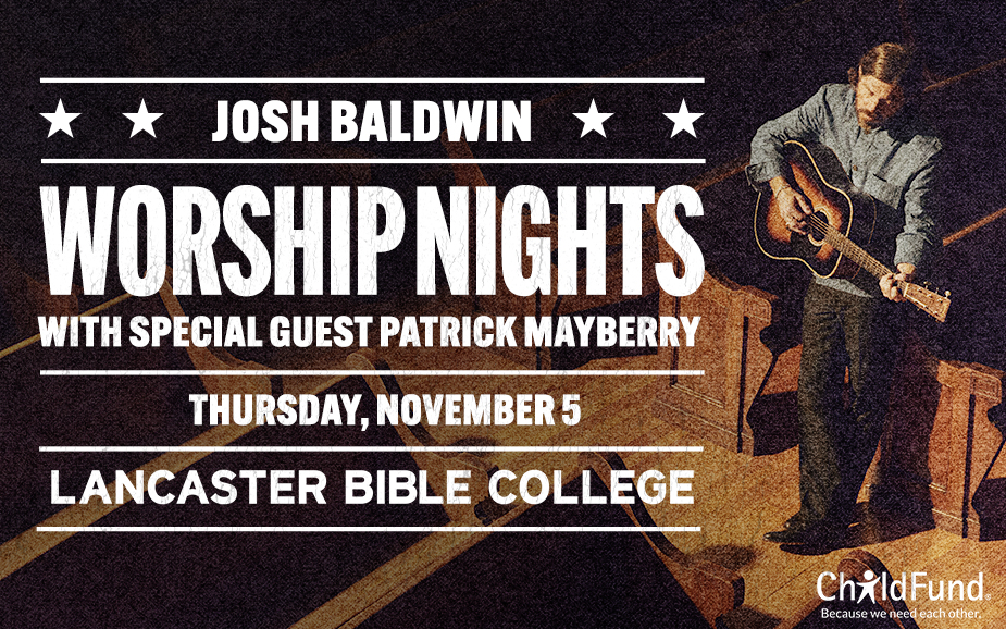 Worship Nights Tour featuring Josh Baldwin with special guest Patrick Mayberry