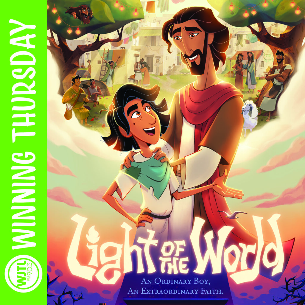 Winning Thursday, September 4th: Win a pair of movie tickets to see LIGHT OF THE WORLD