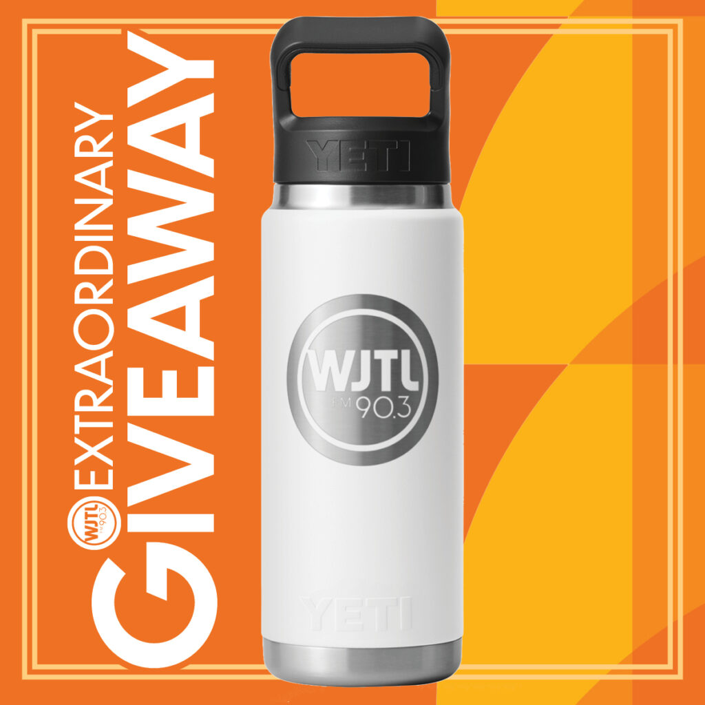 Friday, November 21st: Win a Yeti Water Bottle with an engraved WJTL logo