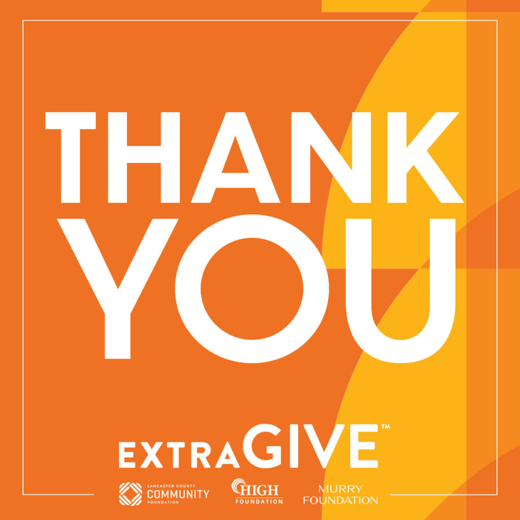 Thank You for your generosity during Extra Give!