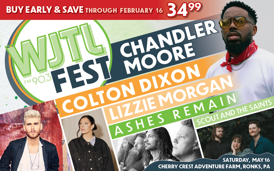 WJTL Fest featuring Chandler Moore, Colton Dixon, Lizzie Morgan, Ashes Remain, Scout and the Saints