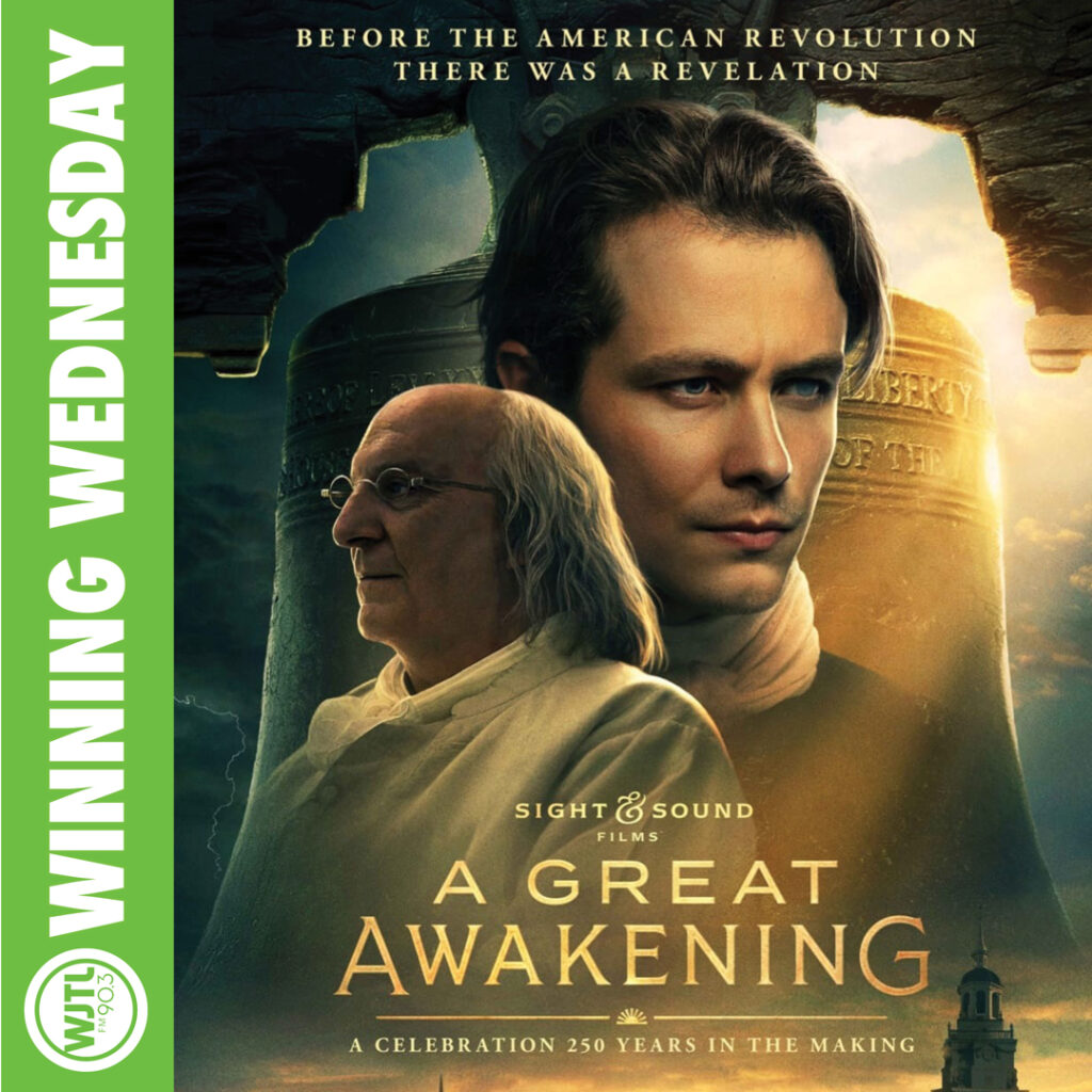 Winning Wednesday: April 1st: Win a pair of movie passes to see A GREAT AWAKENING