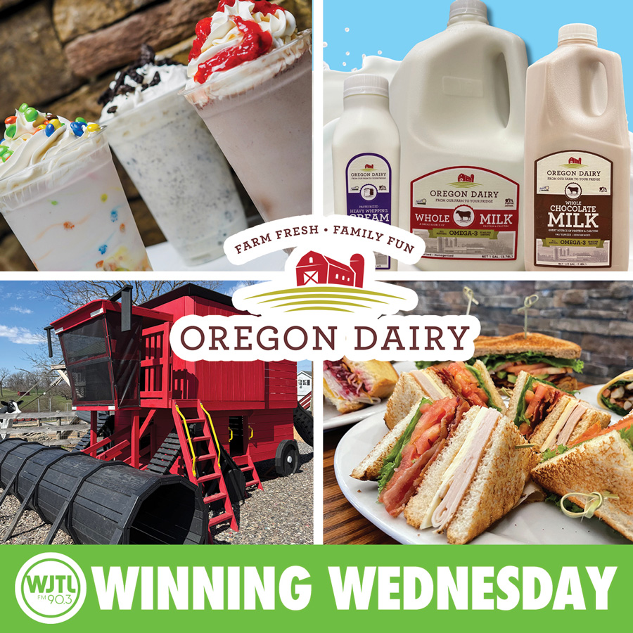Winning Wednesday, June 24th: Win a $25 gift card to Oregon Dairy