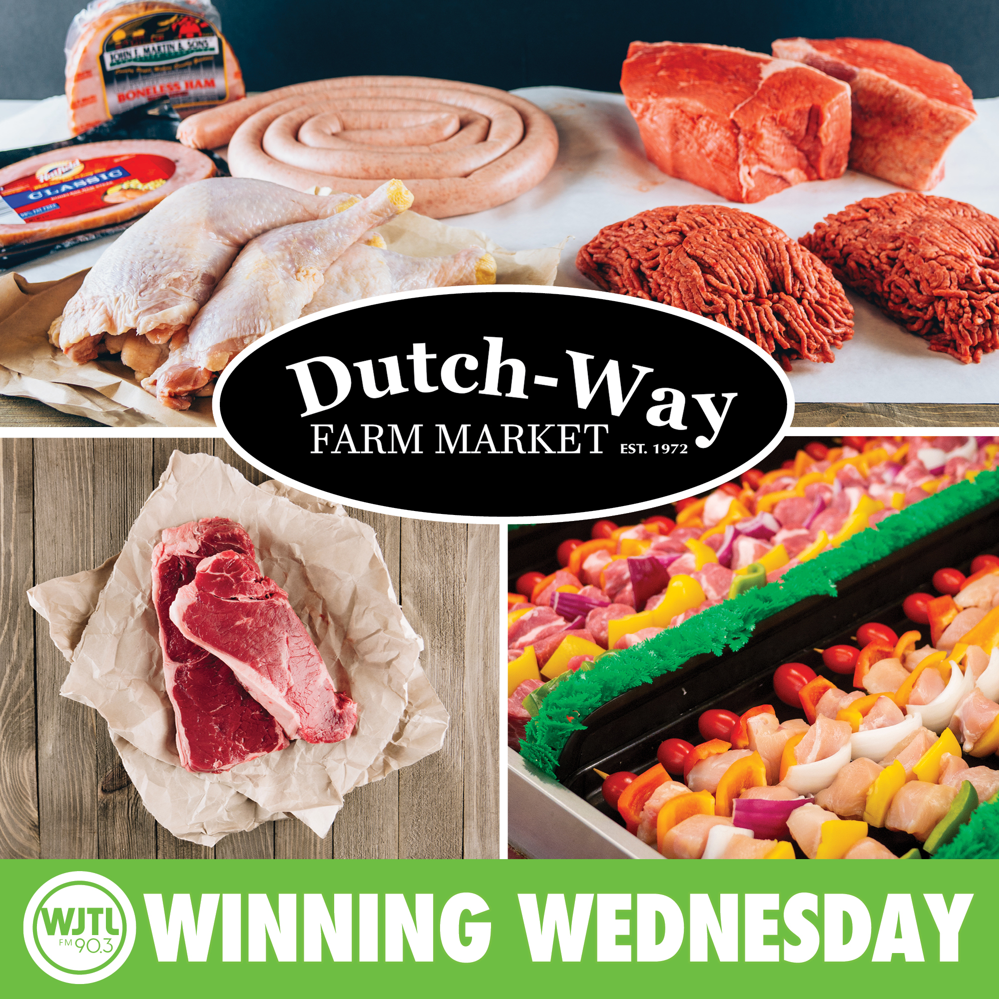Winning Wednesday, October 28th: Win a $25 gift card to Dutch-Way